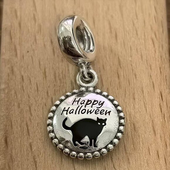 Pandora Happy Halloween Charm Pendant, S925 Silver Bracelets - Picture 1 of 4
